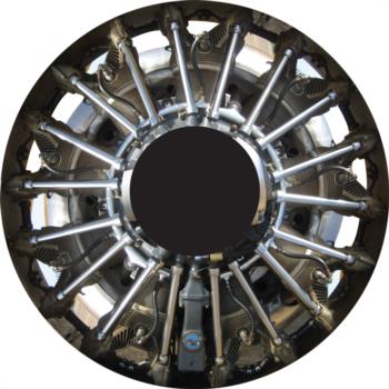 Radial Graphic rc digital decal